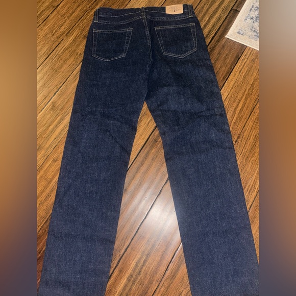 Wallace & Barnes NWOT Men's Denim Straight Jeans in Dark Blue 32x30 - Picture 3 of 4